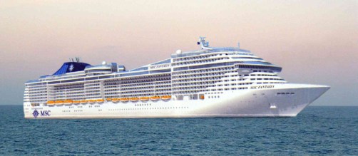 Kreuzfahrtschiff "MSC Fantasia"