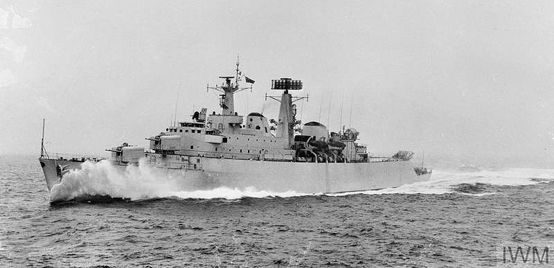FIRST SEA SLUG IN NEW GUIDED MISSILE DESTROYER. MAY 1962, THE RO