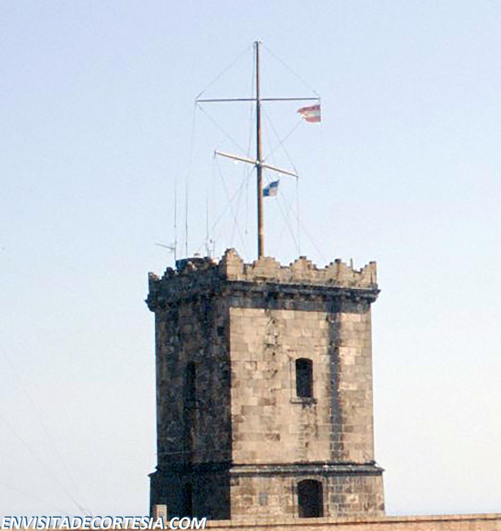 El guaita marítim del castell de&nbsp;Montjuïc