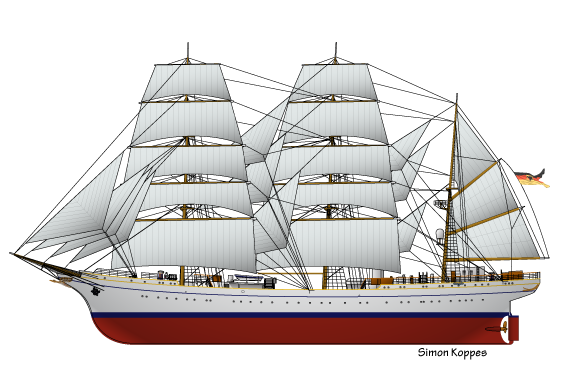 German_tallship_Gorch_Fock