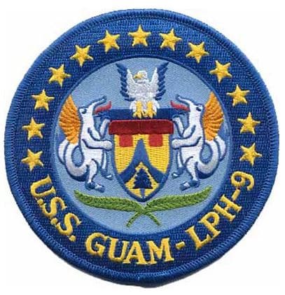 USS Guam patch