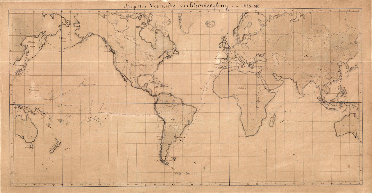 Mapa expedición Vanadis