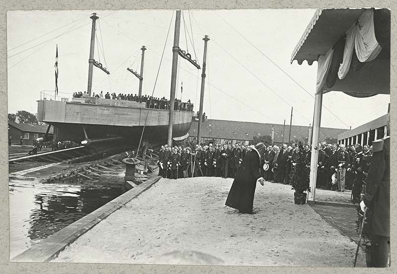 Botadura Niels Juel 1918 - Rigsarkivet