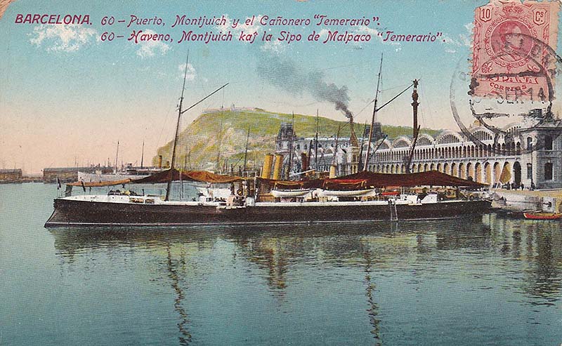 Efeméride: 18 de septiembre de 1892 – cañonero&nbsp;Temerario