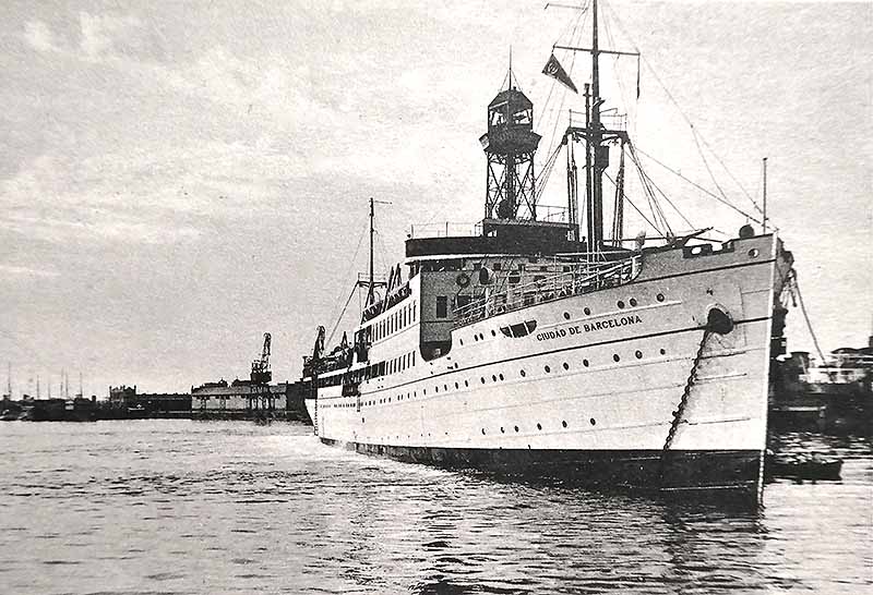 Efeméride: 16 de diciembre de 1931 – motonave Ciudad de Barcelona