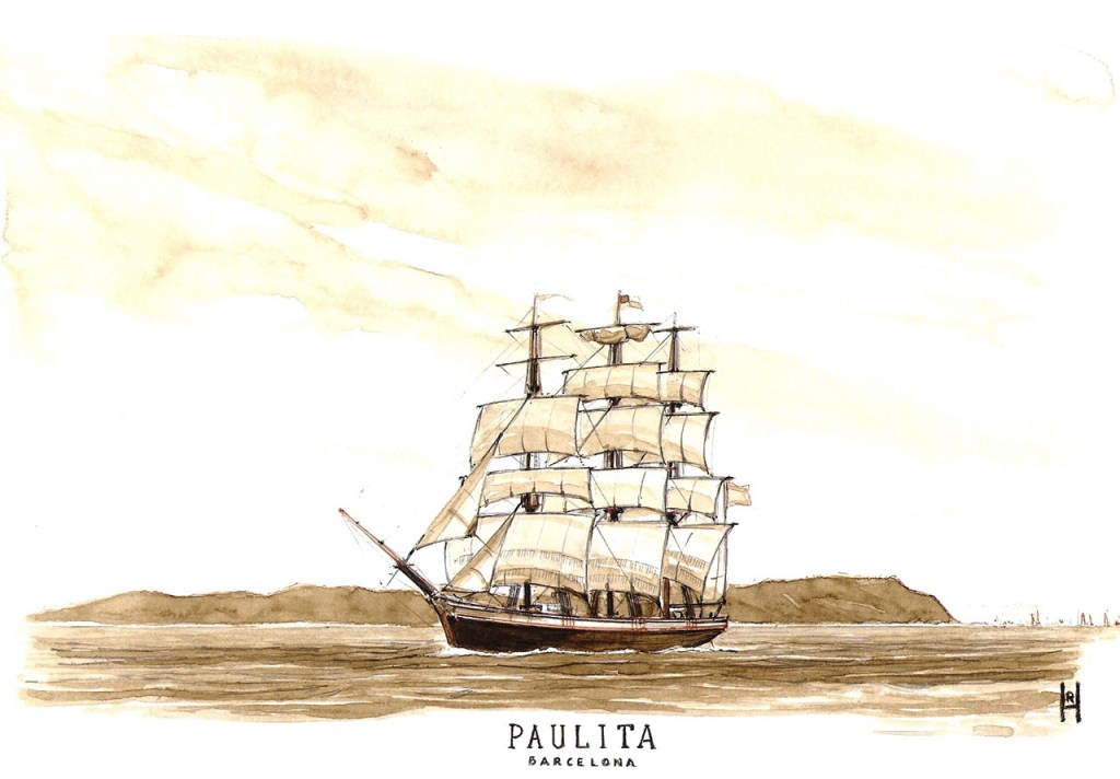 La fragata catalana més gran del seu temps, la&nbsp;«Paulita»