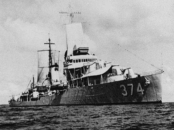 USS Tucker DD374 - NHHC
