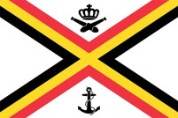 Bandera Componente Naval belga