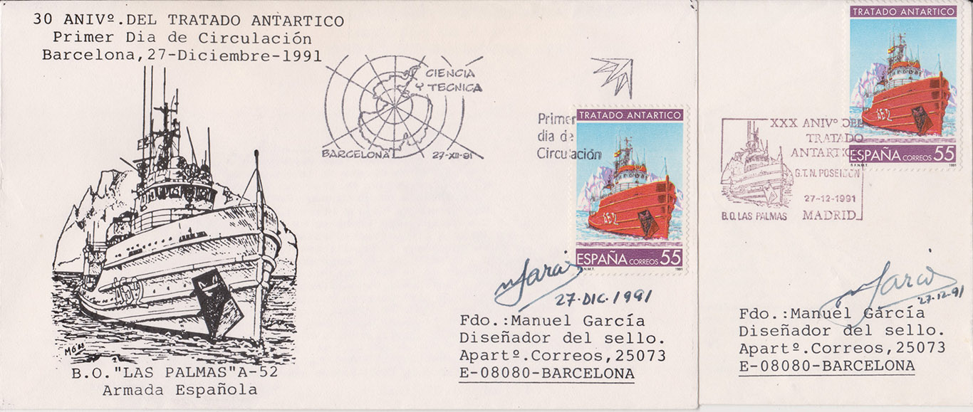 Sobre-sello Las Palmas