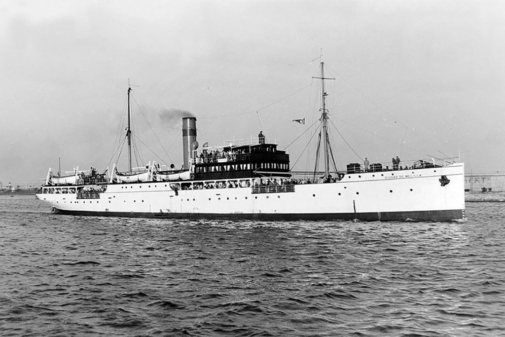 Efeméride: 13 de enero de 1945 – Vapor «Ciudad de&nbsp;Melilla»