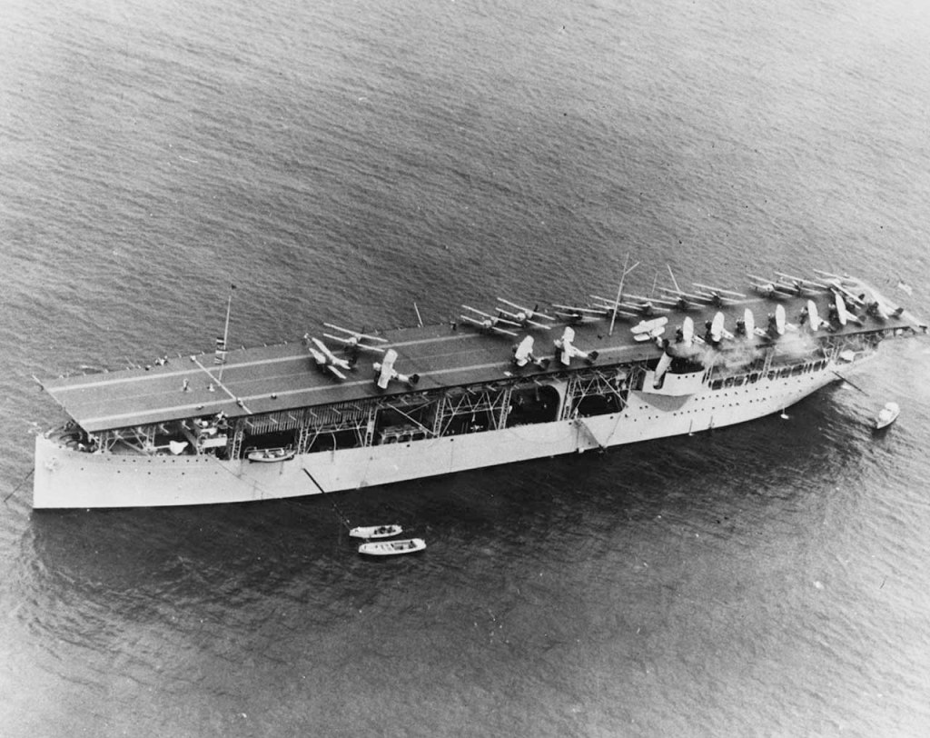 Un barco de película: el portaaviones «USS&nbsp;Langley»