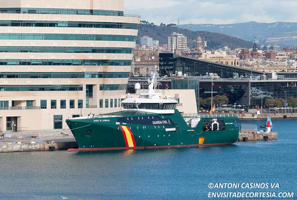 El buque insignia de la Guardia&nbsp;Civil