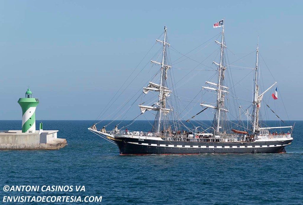 Llegada del velero&nbsp;Belem